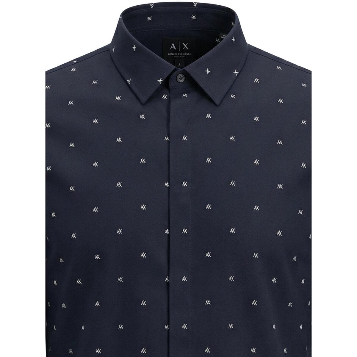 Men's Shirts EAX Blue