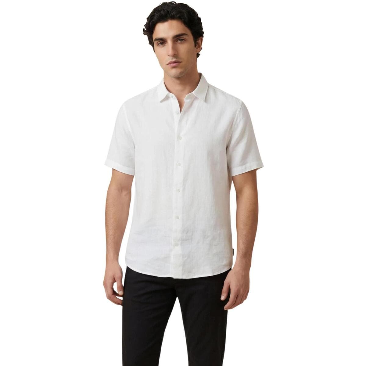 Men's Shirts EAX White