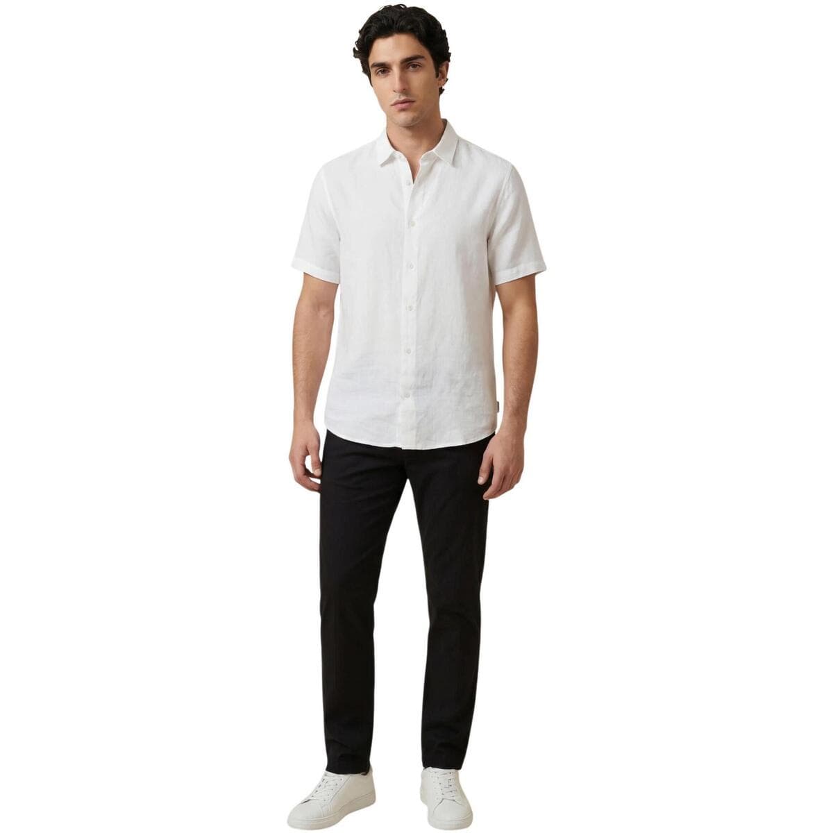 Men's Shirts EAX White