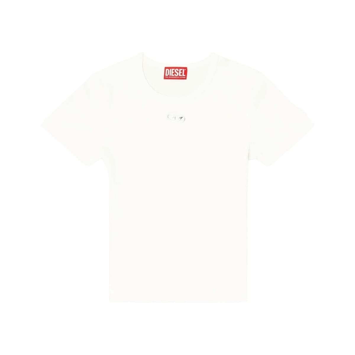 T-shirt με κοντά μανίκια Diesel Camisetas Mujer Modèle T Ele Long Od