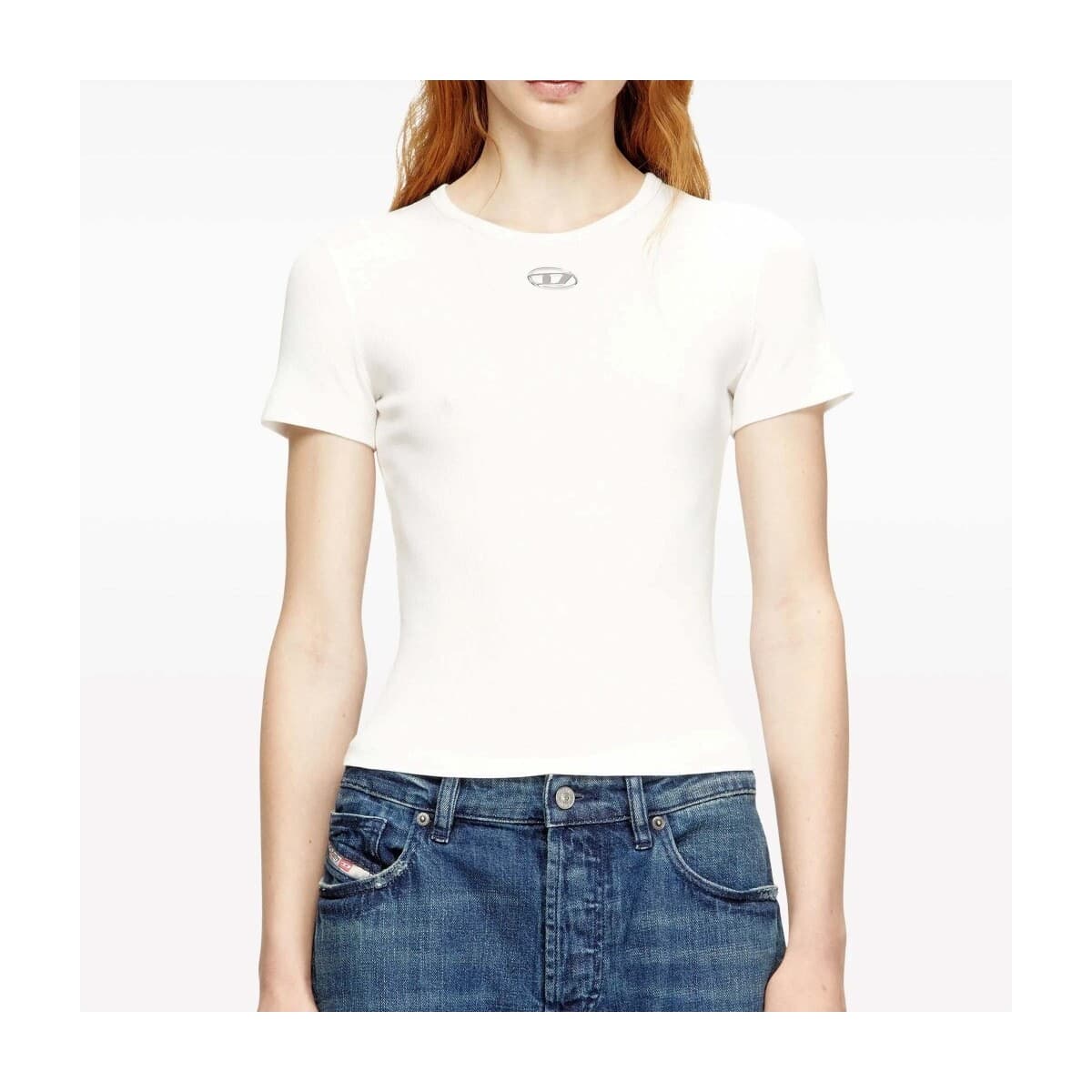 Women's T-Shirts Diesel White