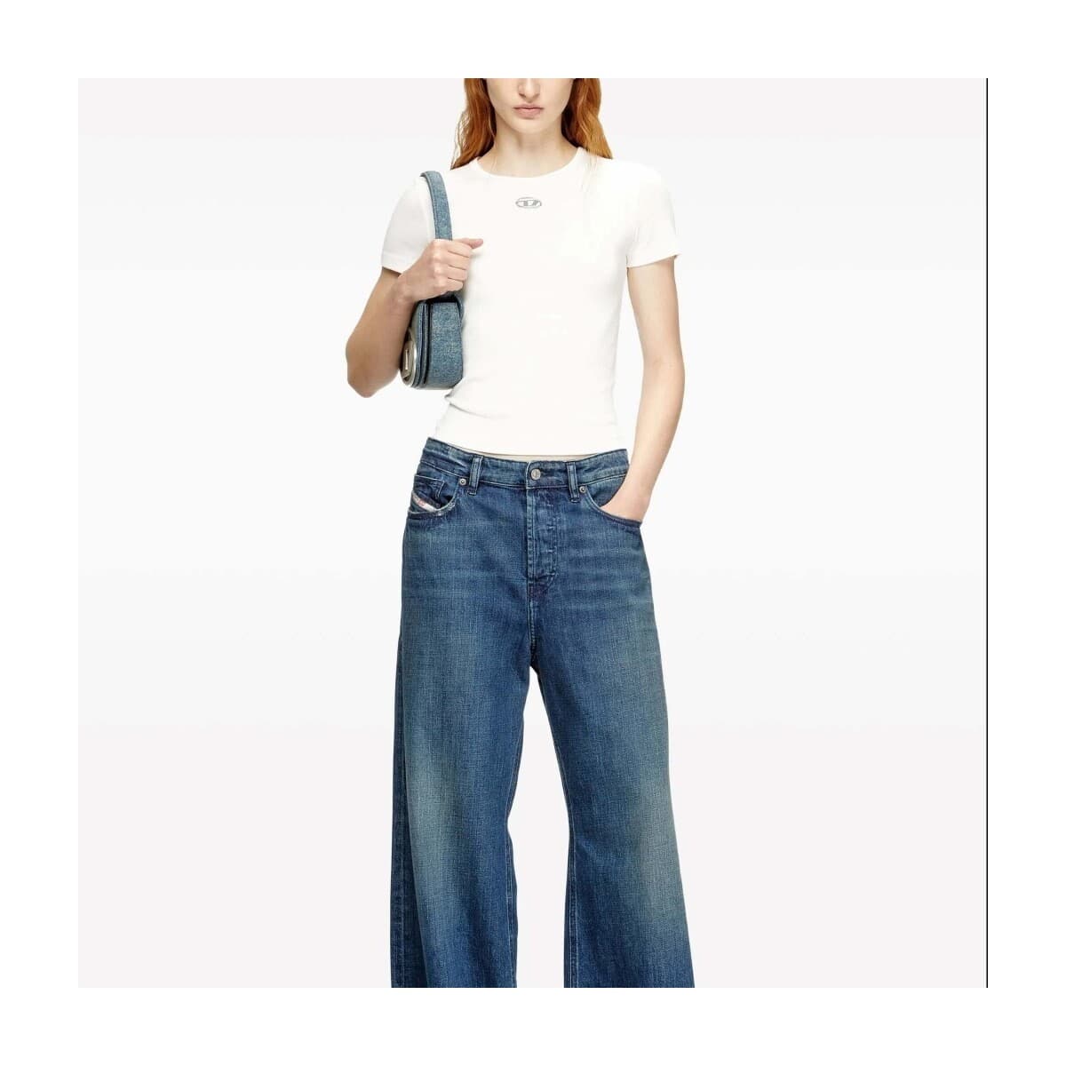 Women's T-Shirts Diesel White