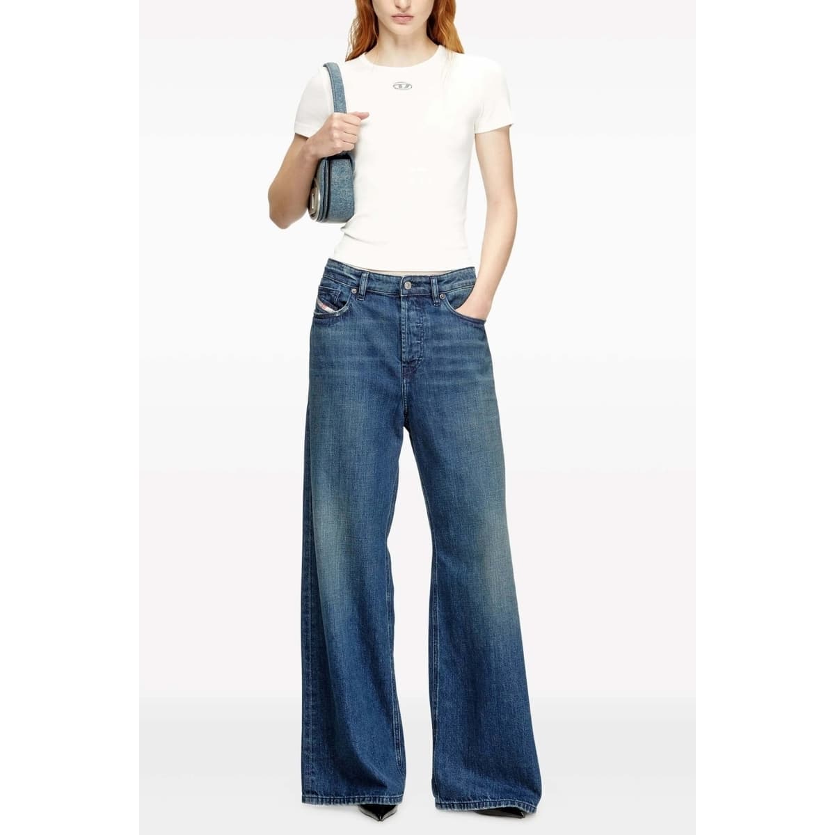 Women's T-Shirts Diesel White