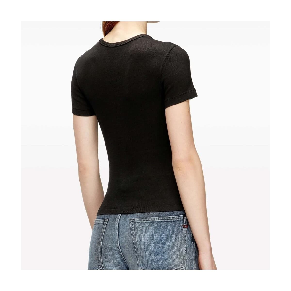 Women's T-Shirts Diesel Black