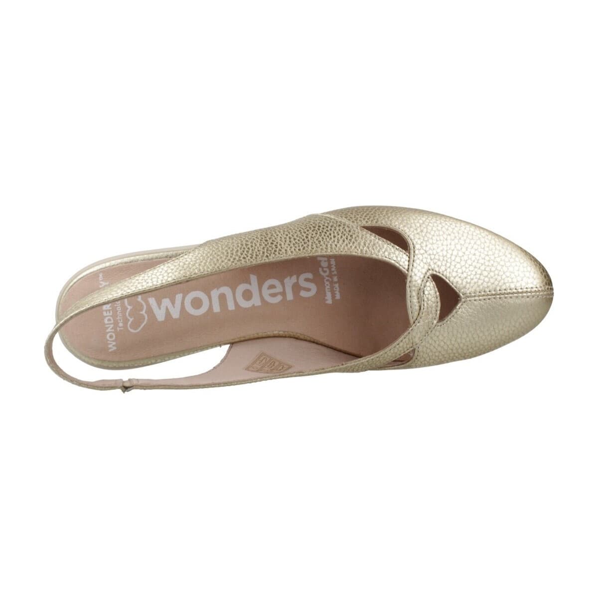 Women's Ballet Flats Wonders Gold