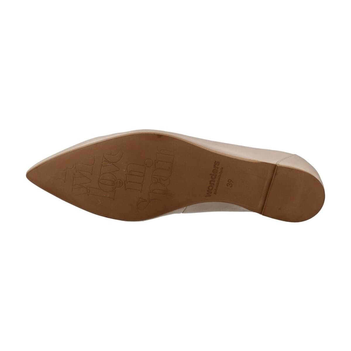 Women's Ballet Flats Wonders Beige