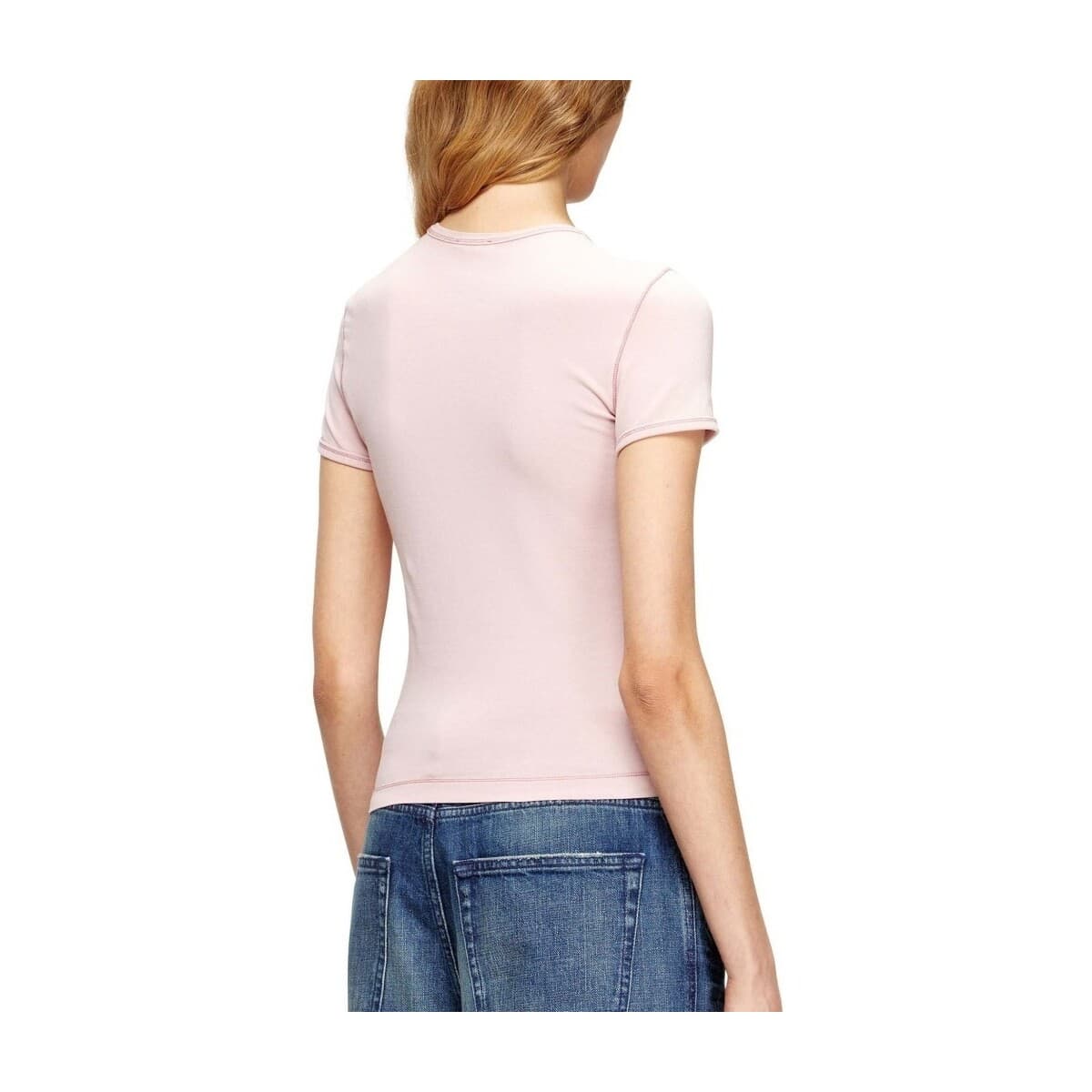 Women's T-Shirts Diesel Pink