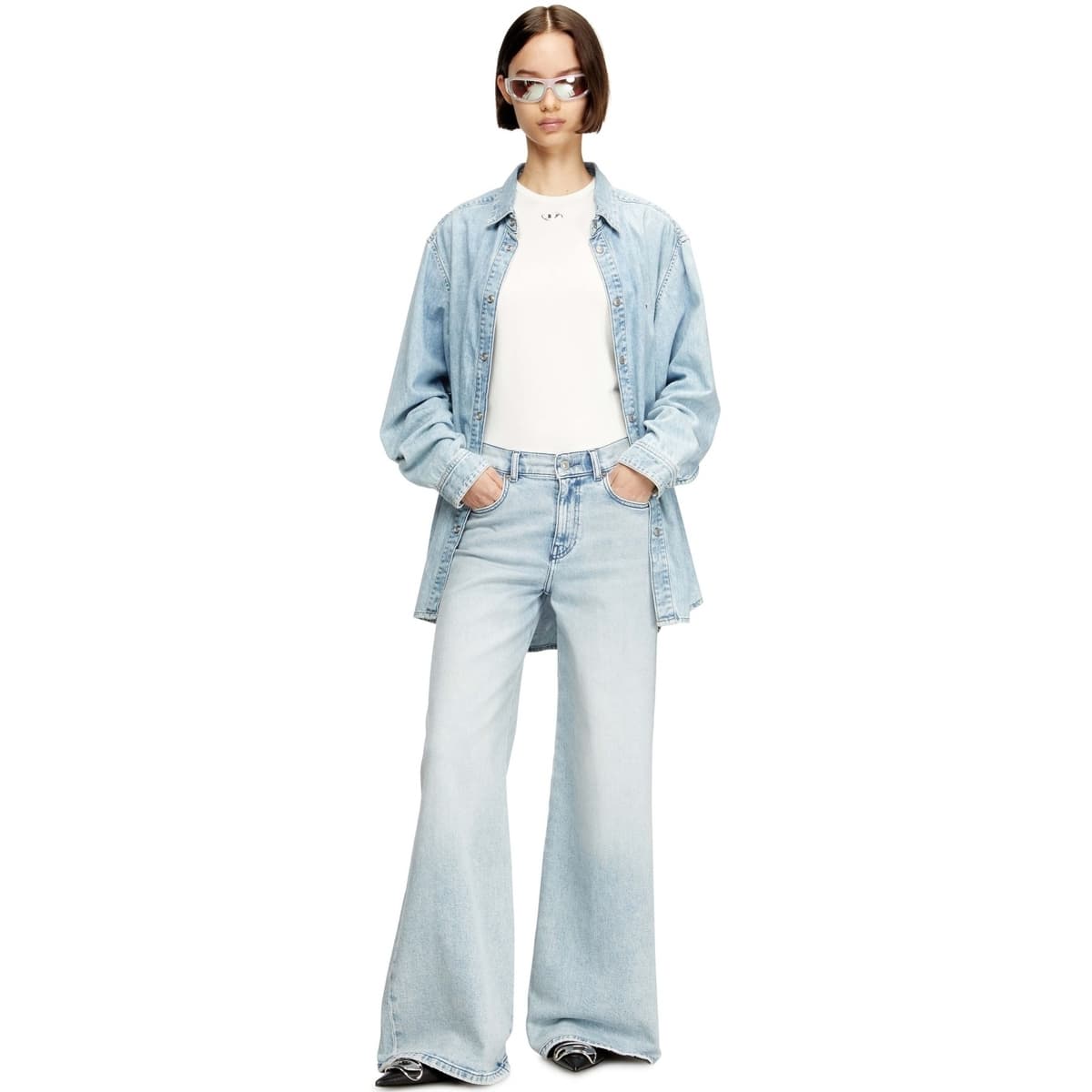 Women's T-Shirts Diesel White