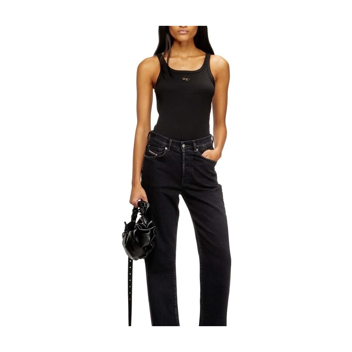 Women's Sleeveless Tops Diesel Black