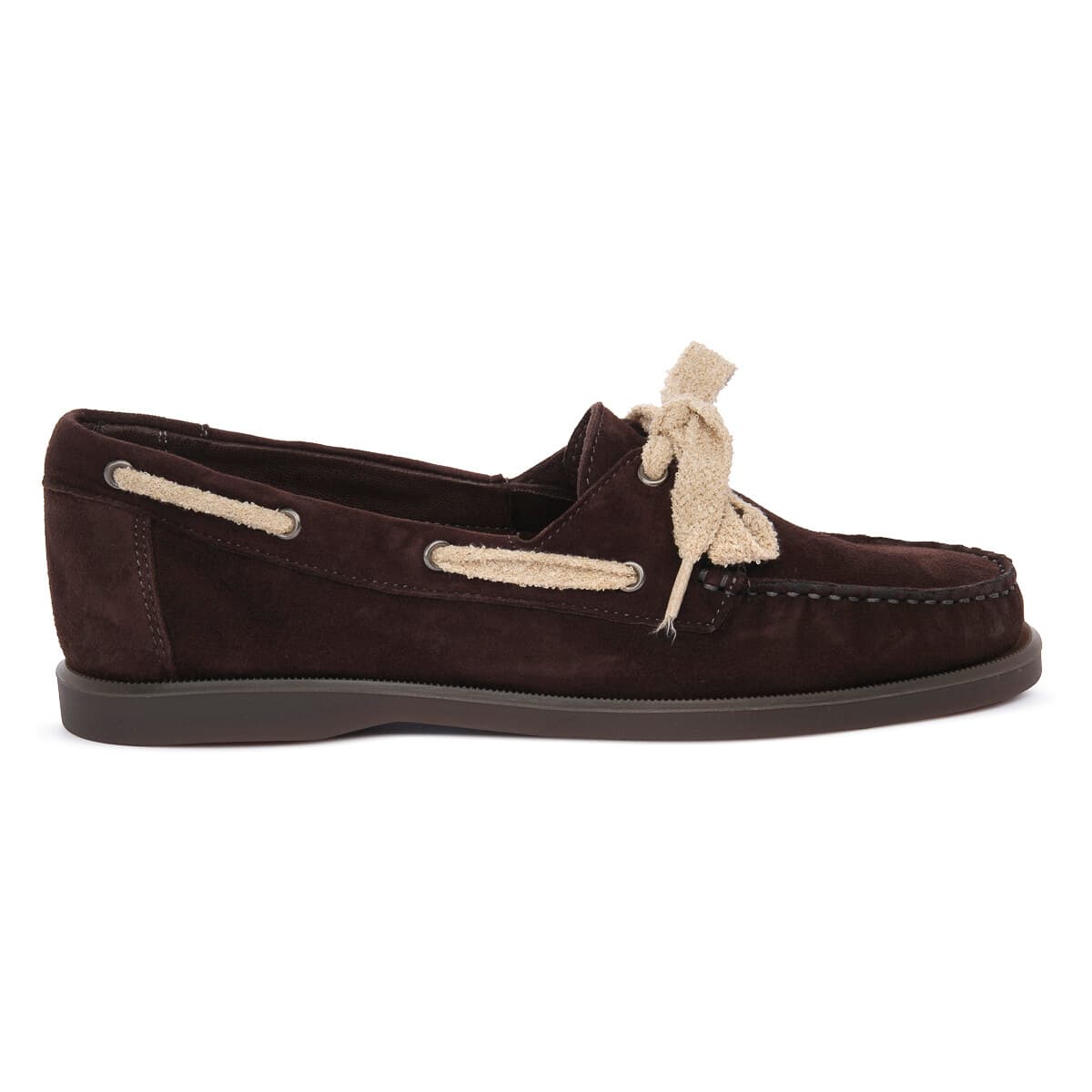 Boat shoes Antica Cuoieria BROWN AMALFI