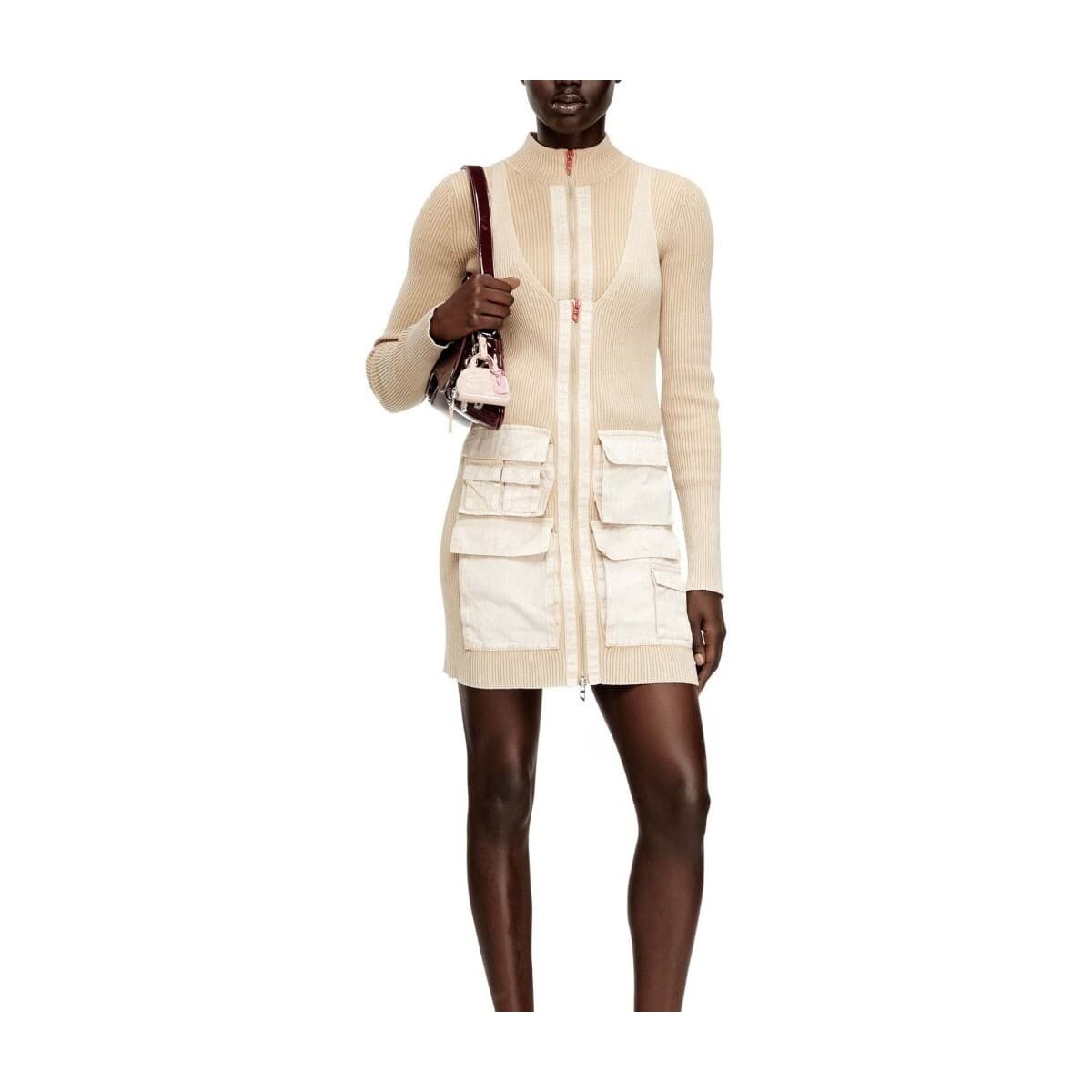 Women's Shoulder Bags Diesel Bordeaux