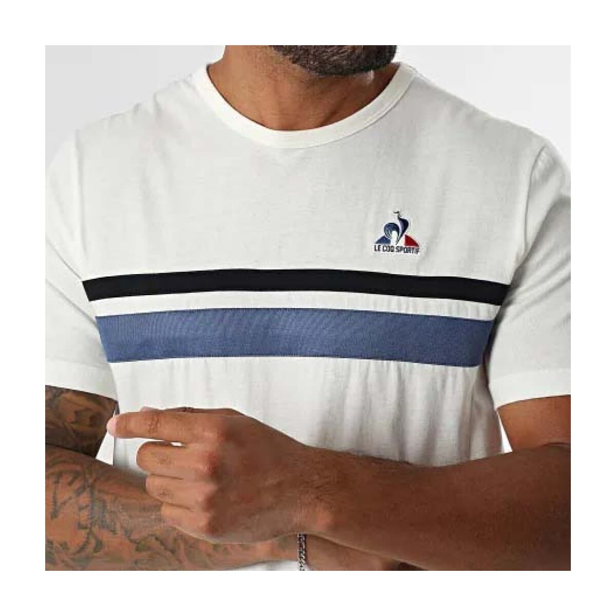Men's Sports T-Shirts Le Coq Sportif White