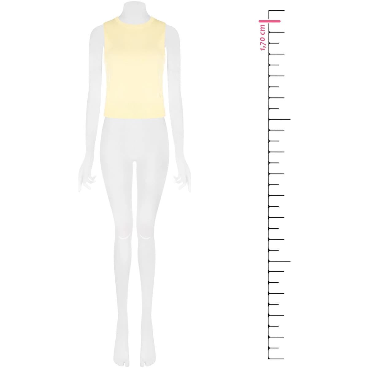 Women's Sleeveless Tops Rinascimento Yellow