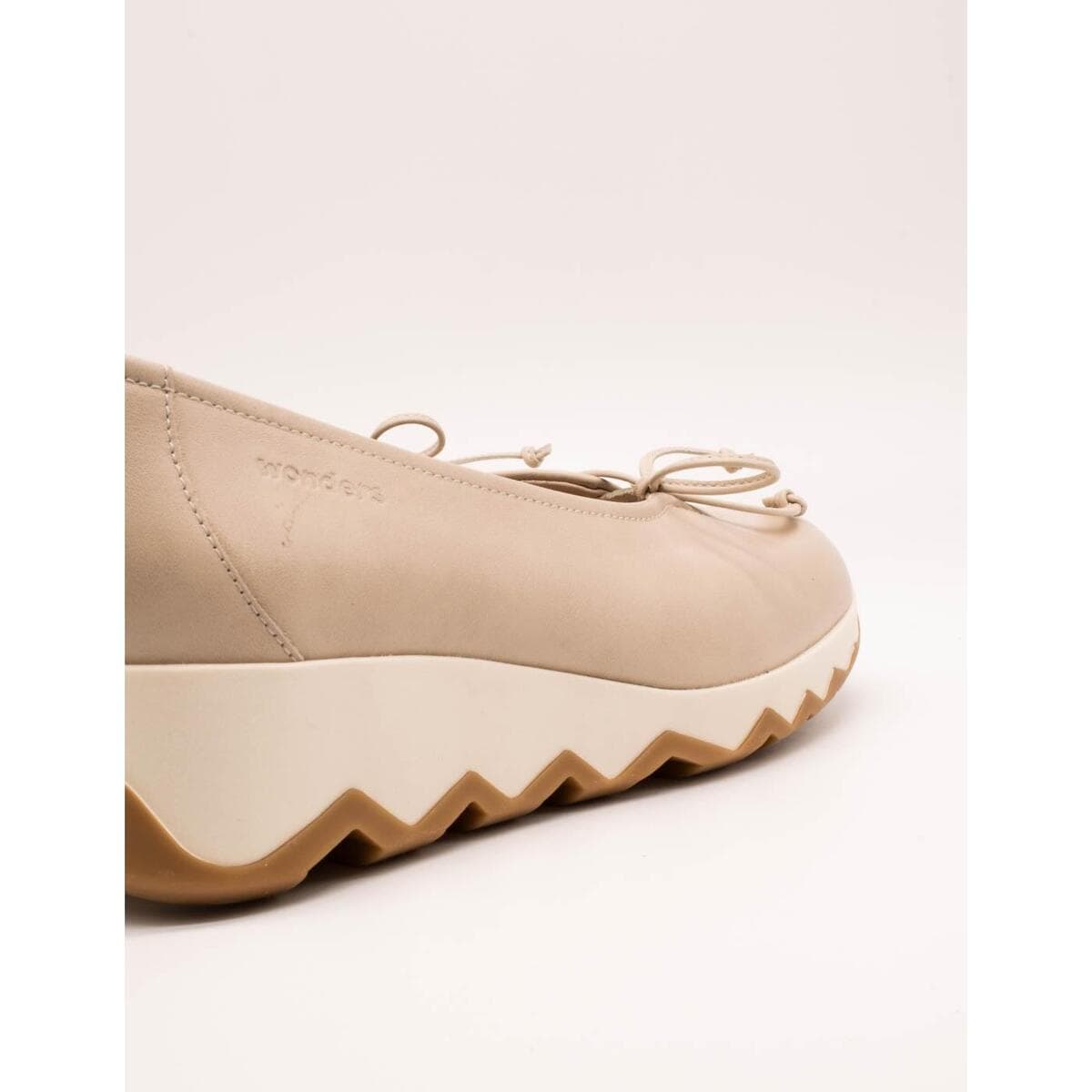 Women's Ballet Flats Wonders Beige