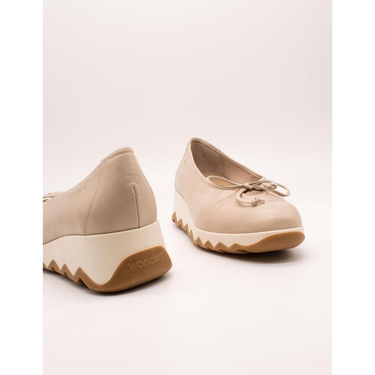 Women's Ballet Flats Wonders Beige
