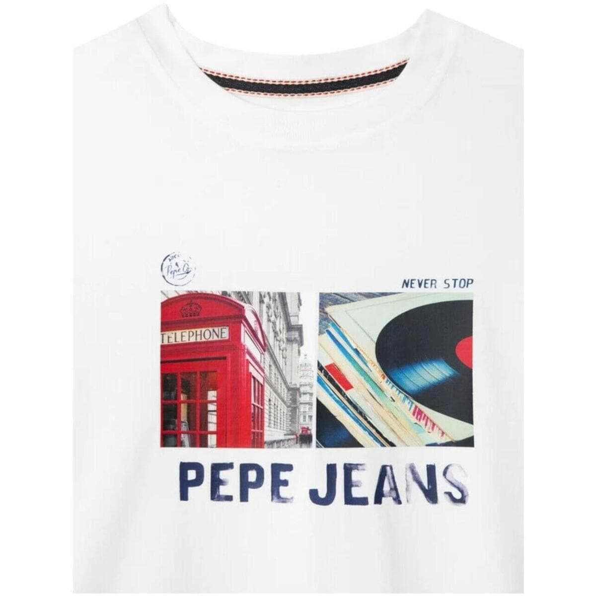 Boys' T-Shirts Pepe Jeans White