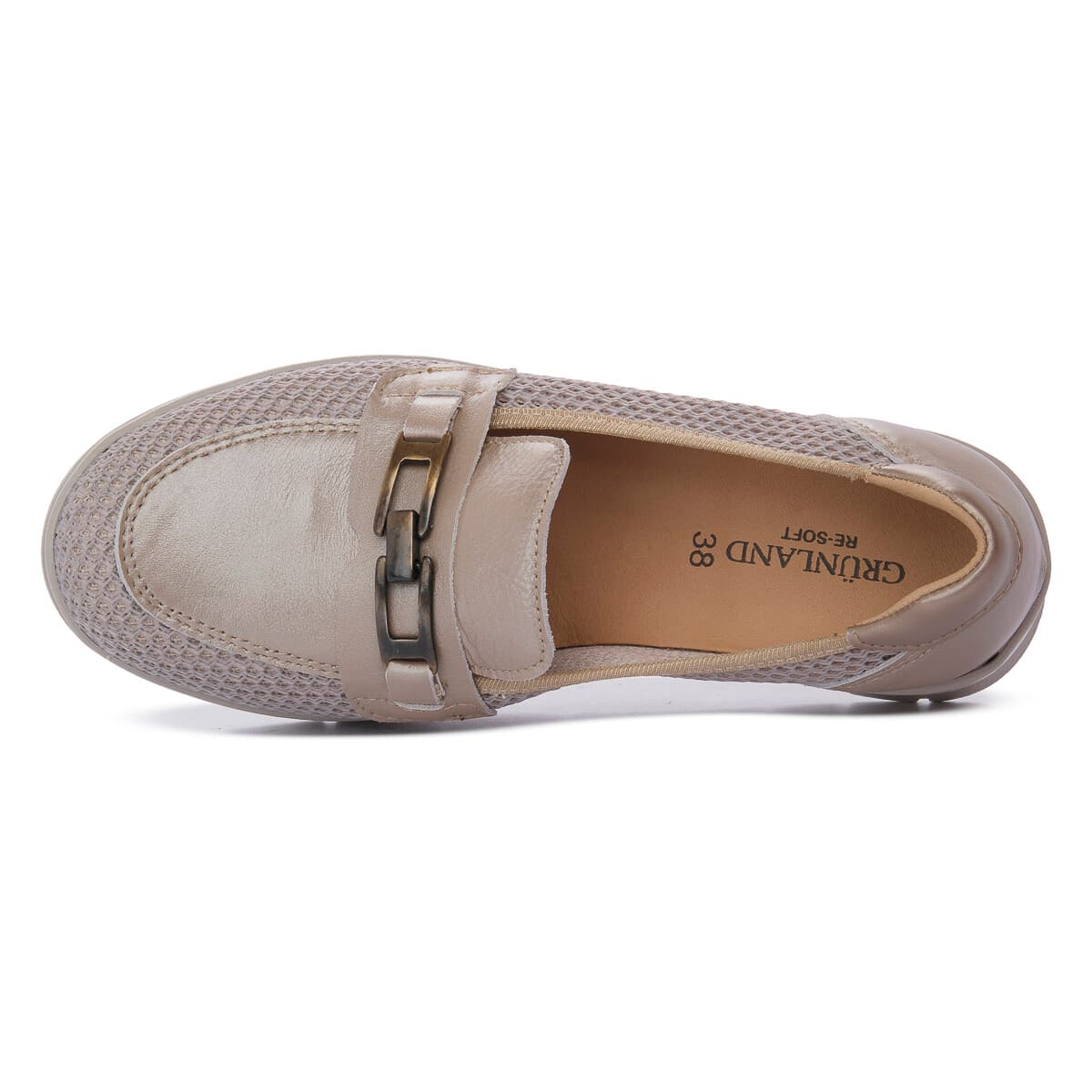 Women's Loafers Grunland Beige