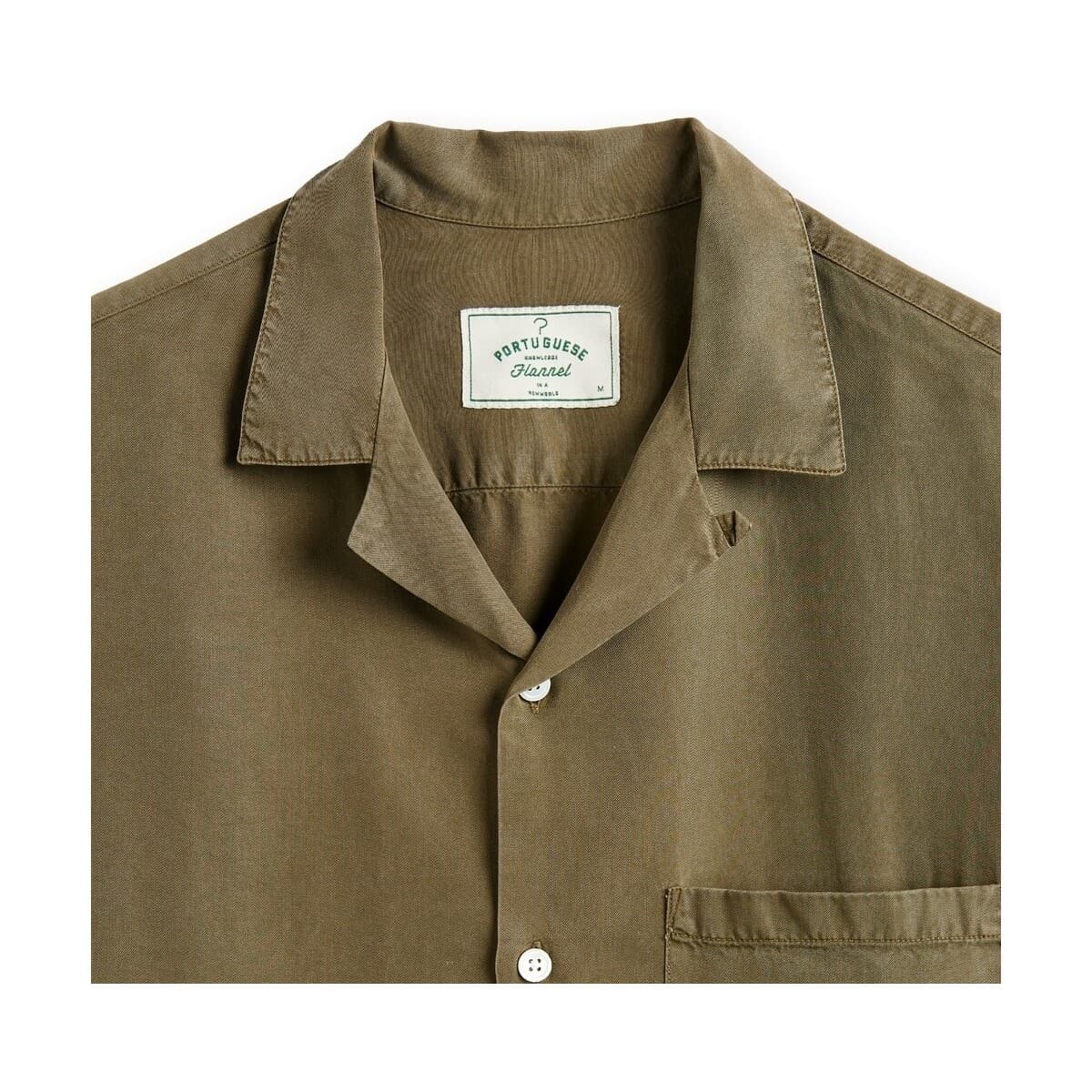 Men's Shirts Portuguese Flannel Green