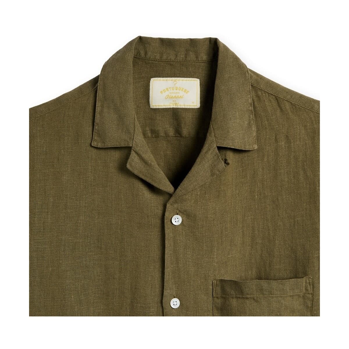 Men's Shirts Portuguese Flannel Green