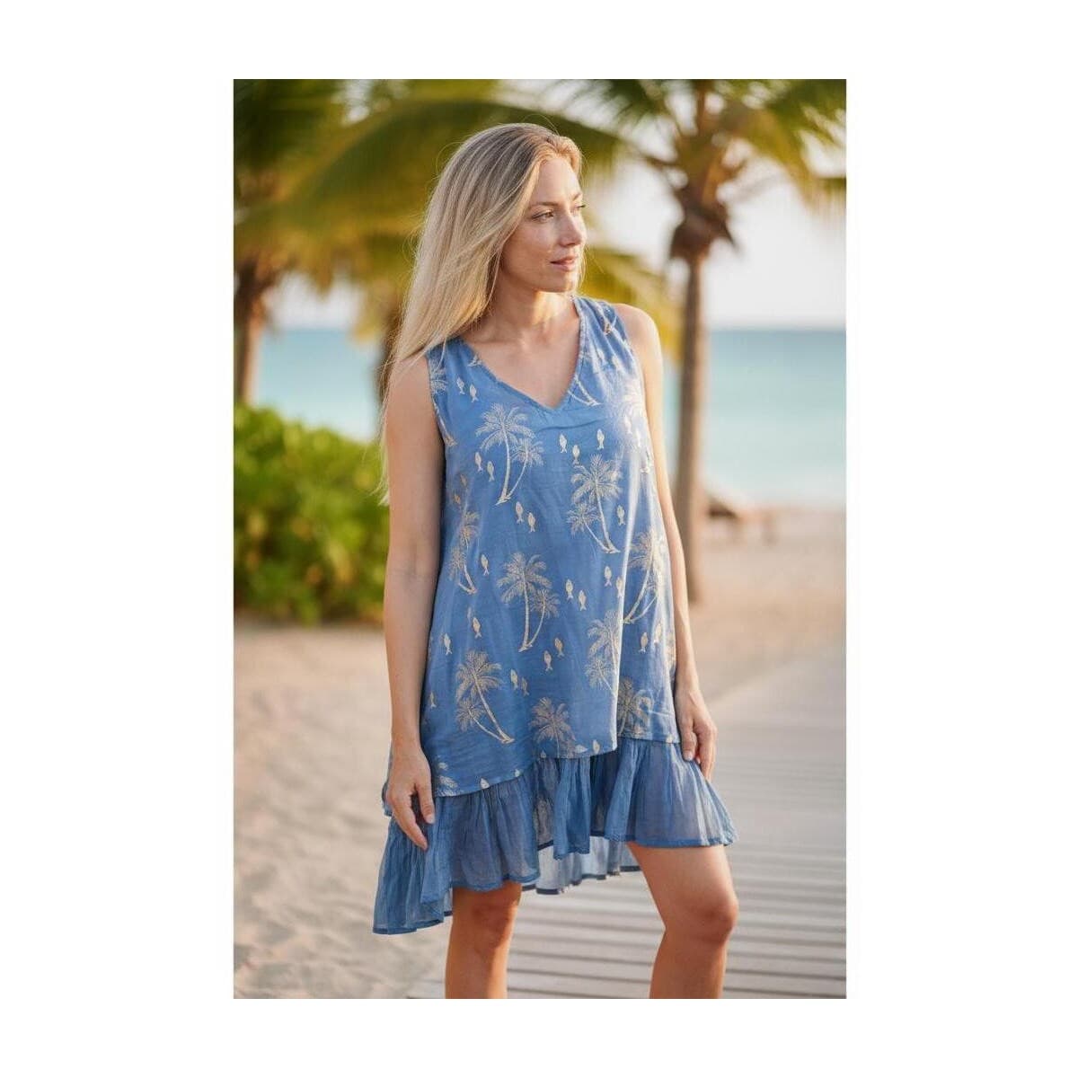 Women's Dresses Isla Bonita By Sigris Blue