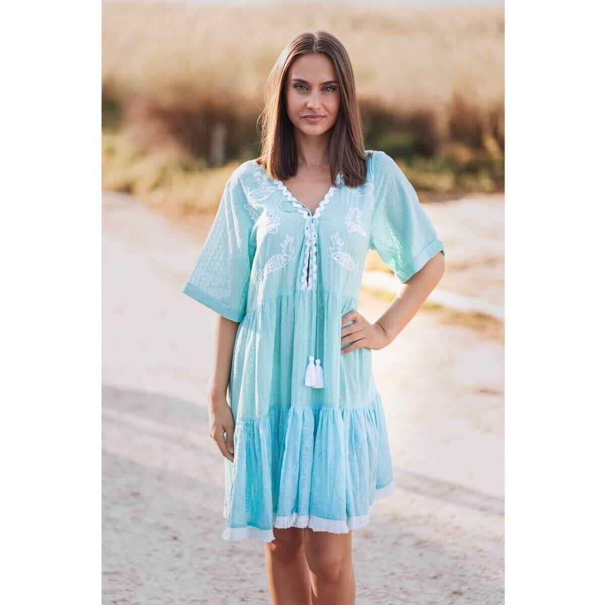 Women's Dresses Isla Bonita By Sigris Blue