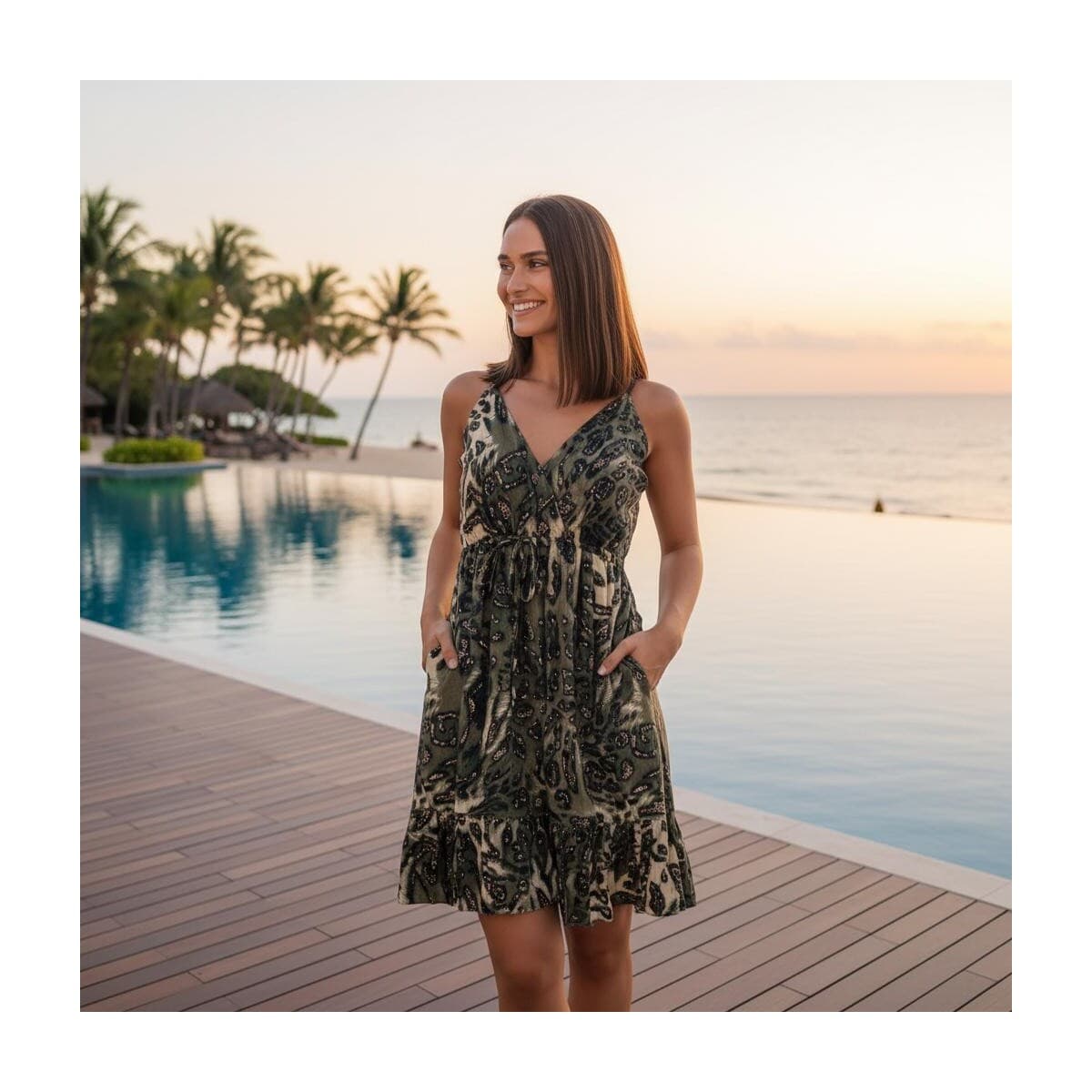 Women's Dresses Isla Bonita By Sigris Green