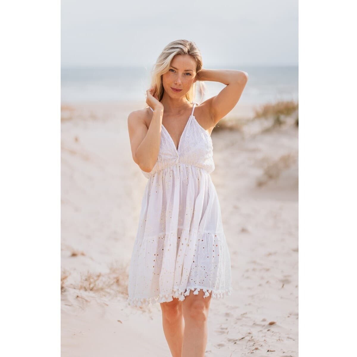 Women's Dresses Isla Bonita By Sigris White