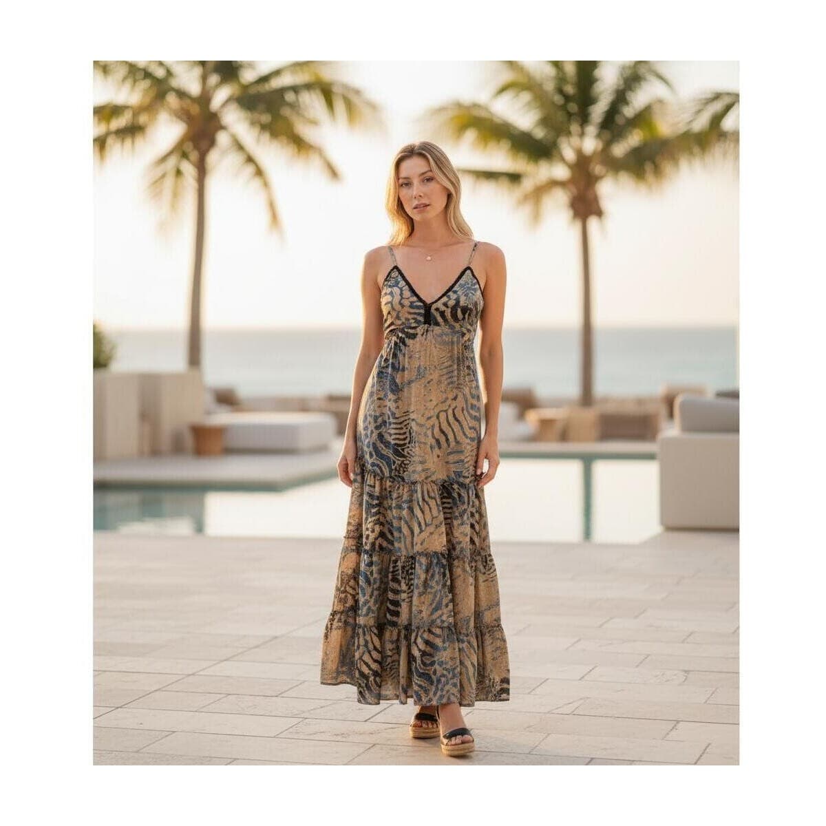 Women's Dresses Isla Bonita By Sigris Beige