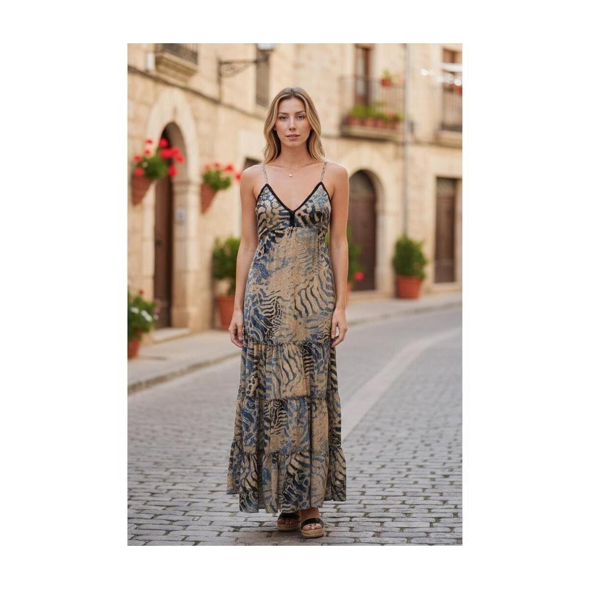 Women's Dresses Isla Bonita By Sigris Beige