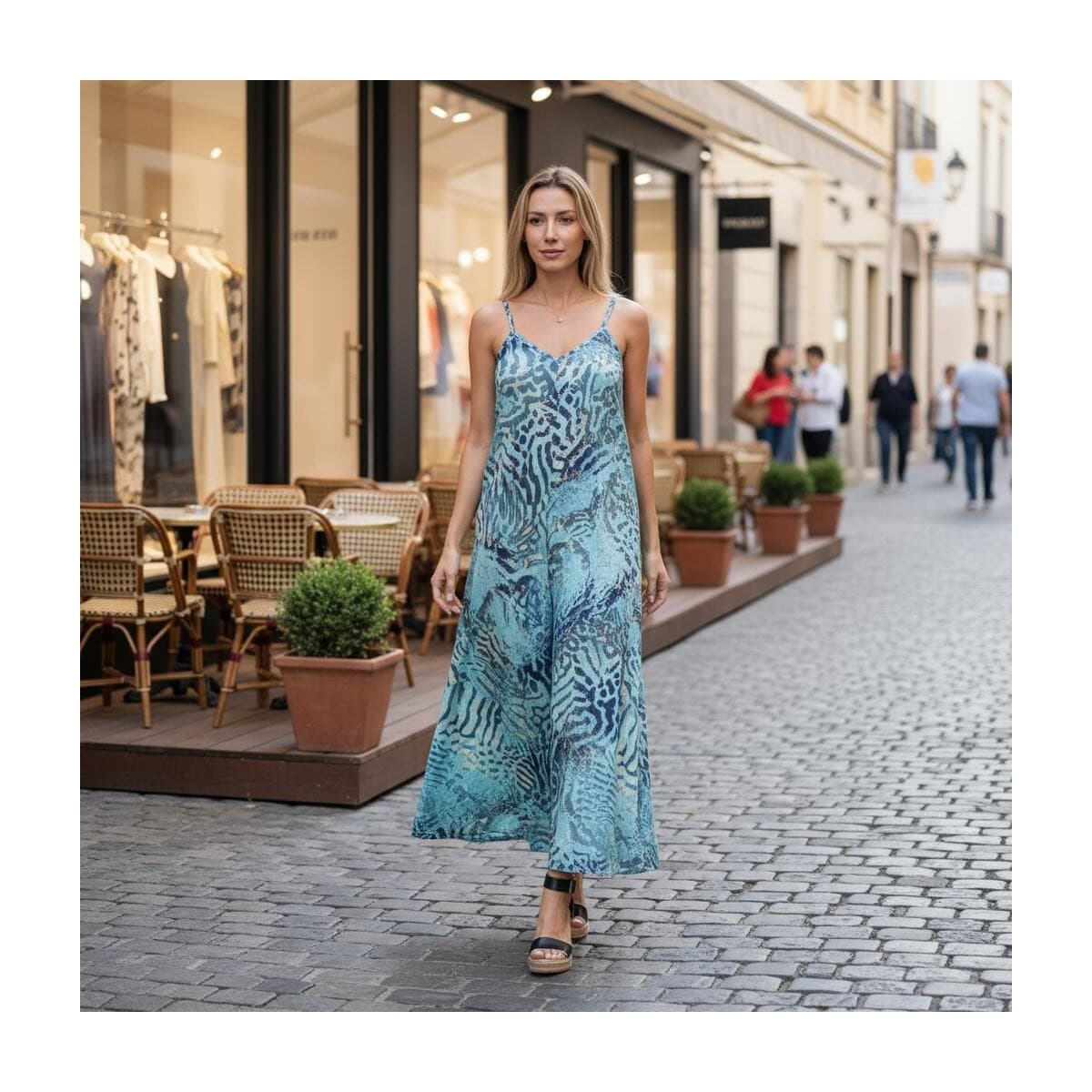 Women's Dresses Isla Bonita By Sigris Blue