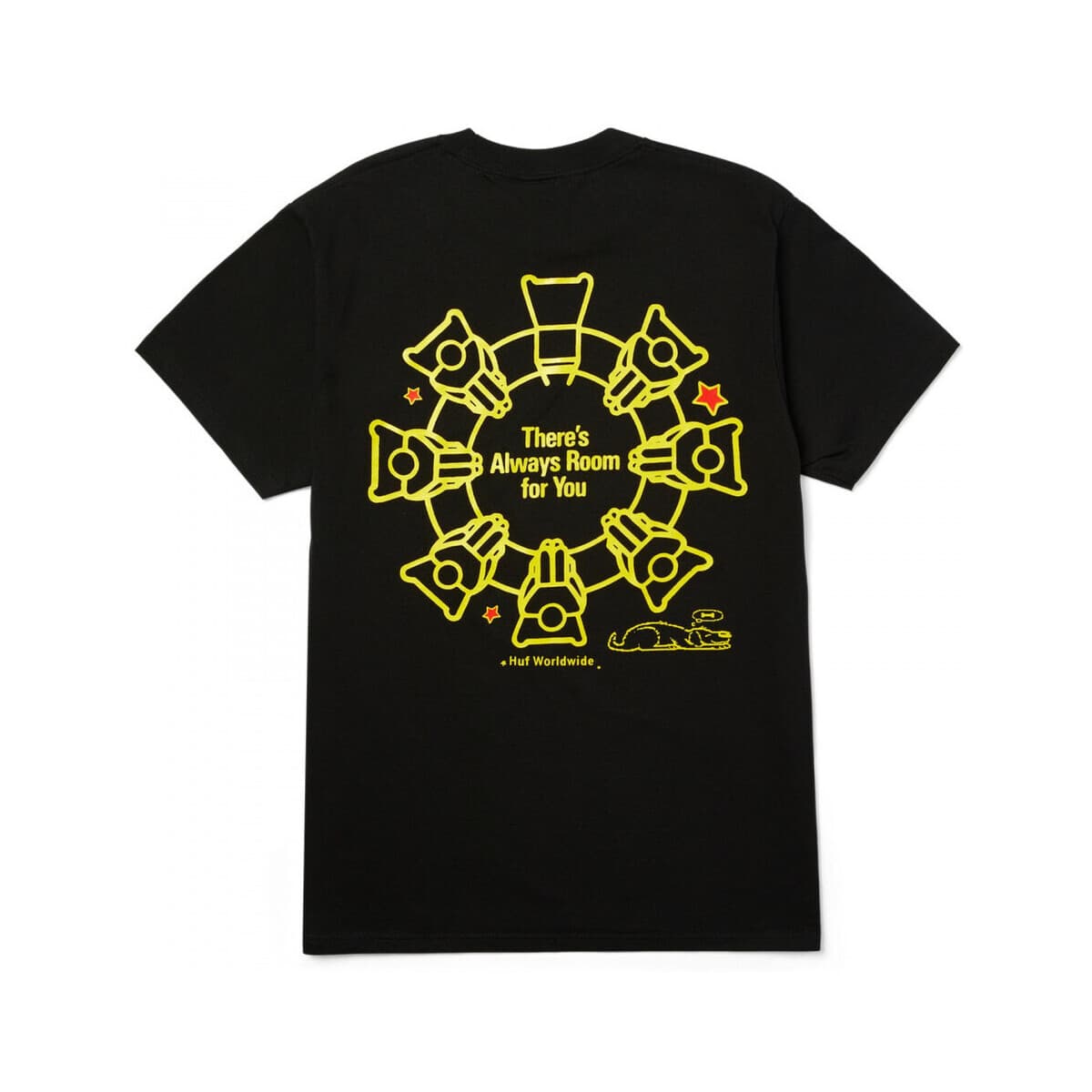 Men's T-Shirts Huf Black