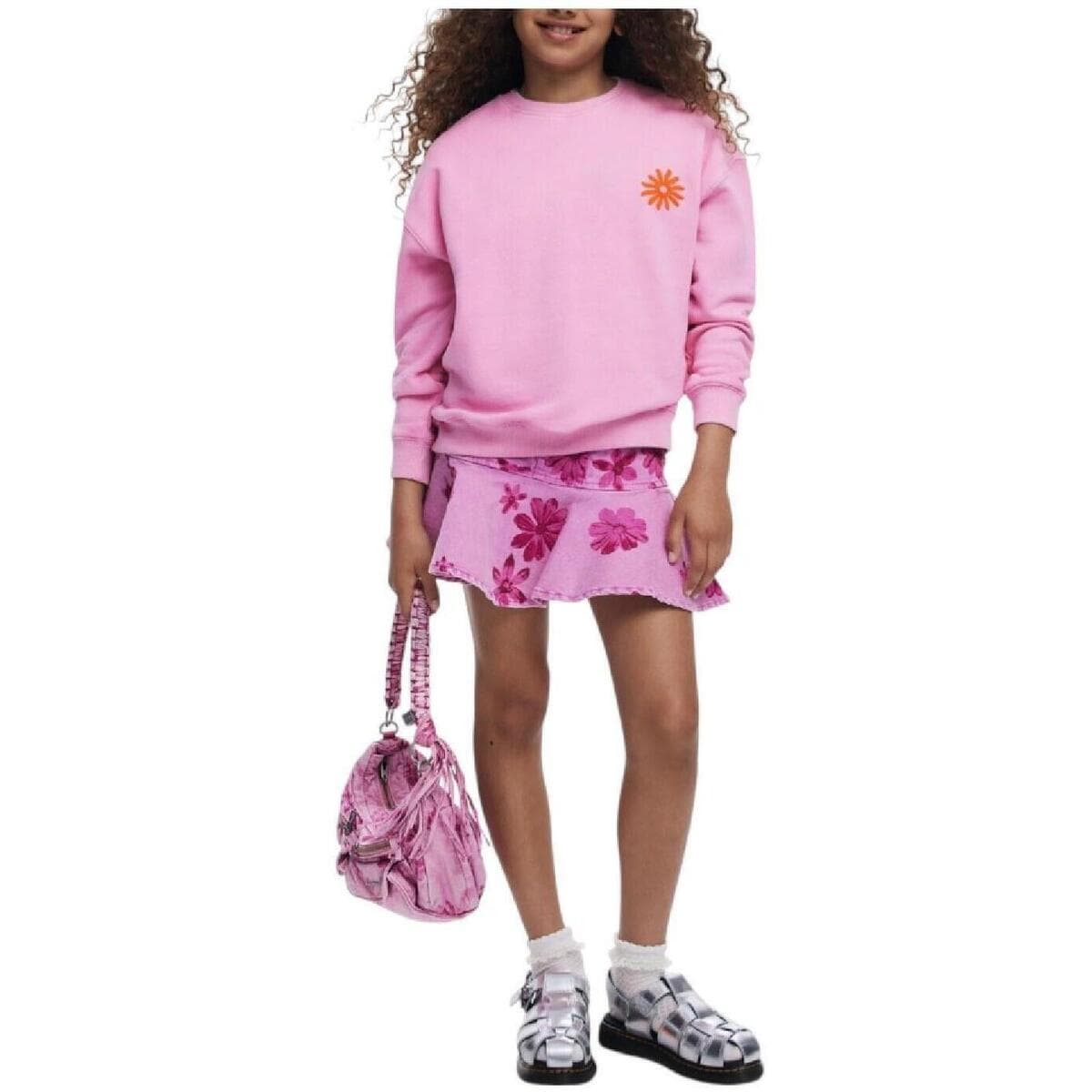 Girls' T-Shirts Desigual Pink
