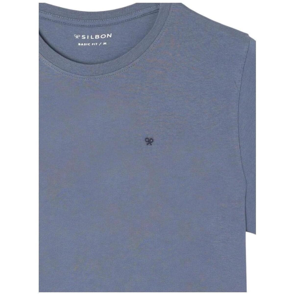Men's T-Shirts Silbon Blue
