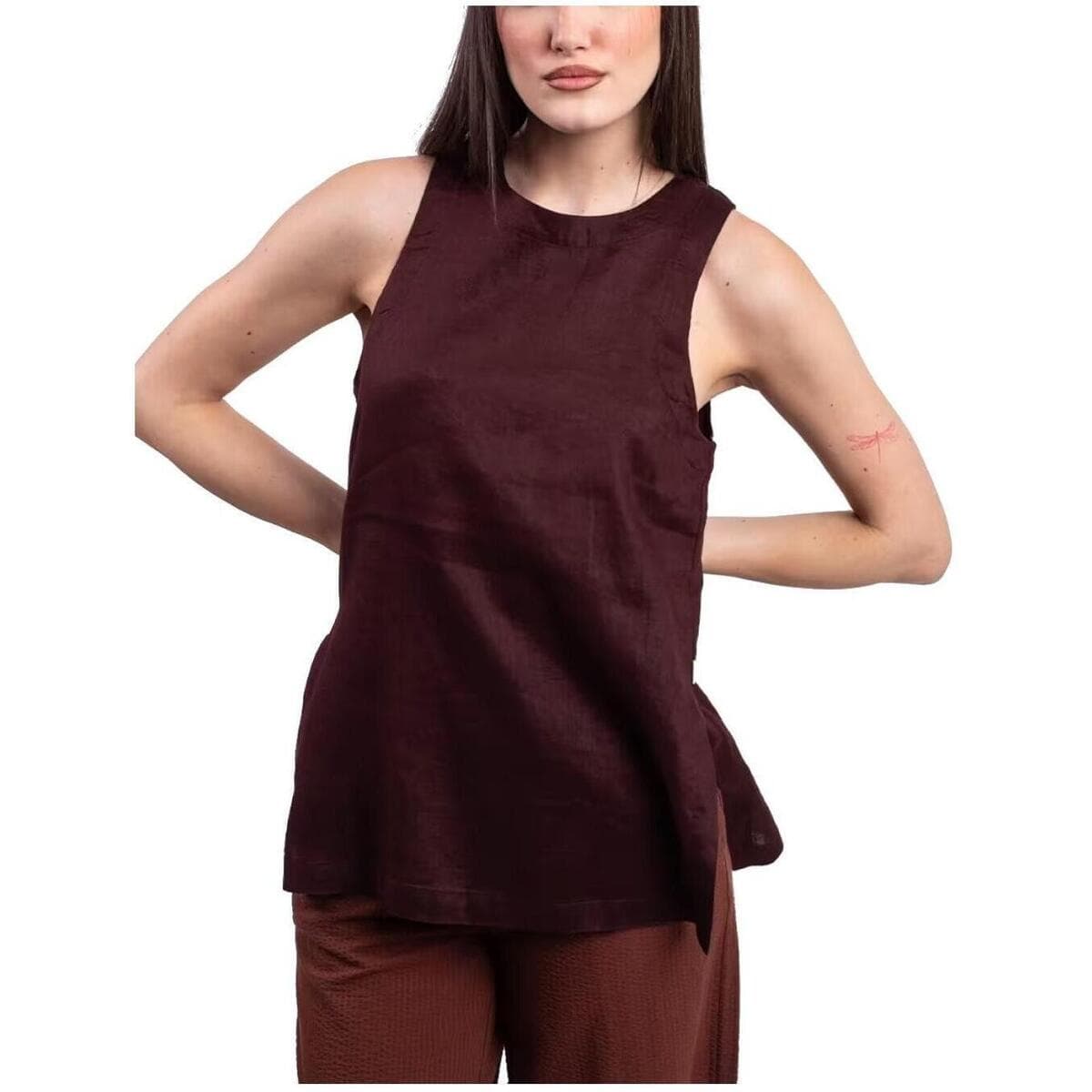 Women's T-Shirts Ecoalf Brown