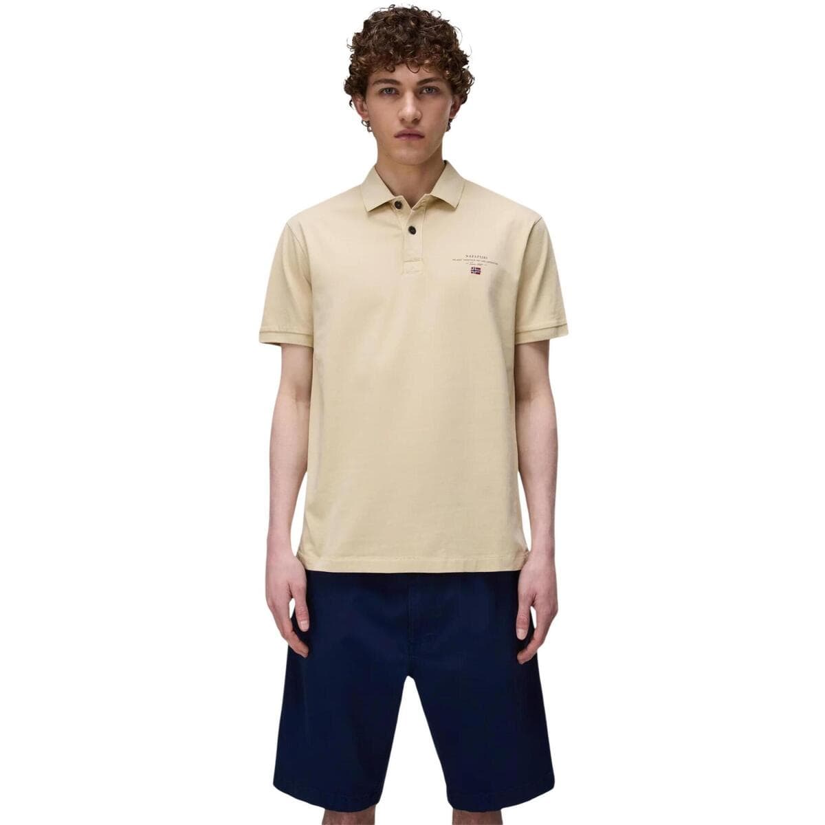 Men's Polo Shirts Napapijri White