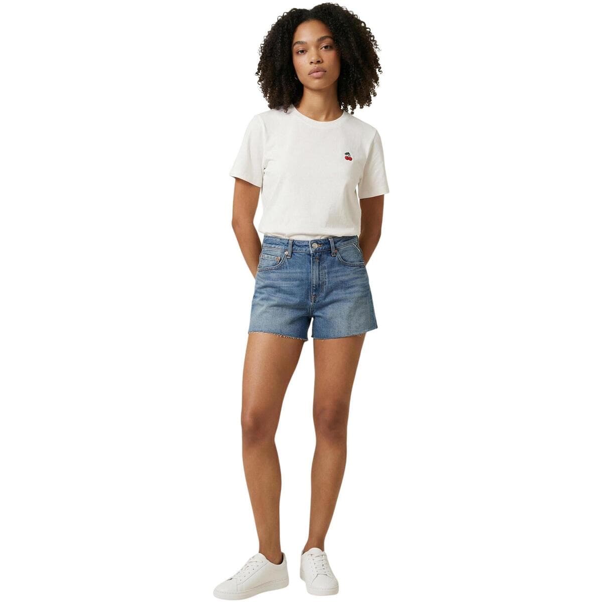 Women's Shorts Replay Blue