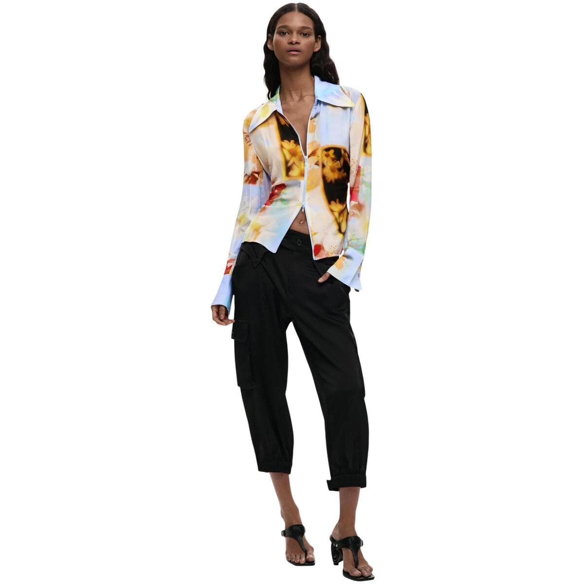 Women's Shirts Desigual Yellow