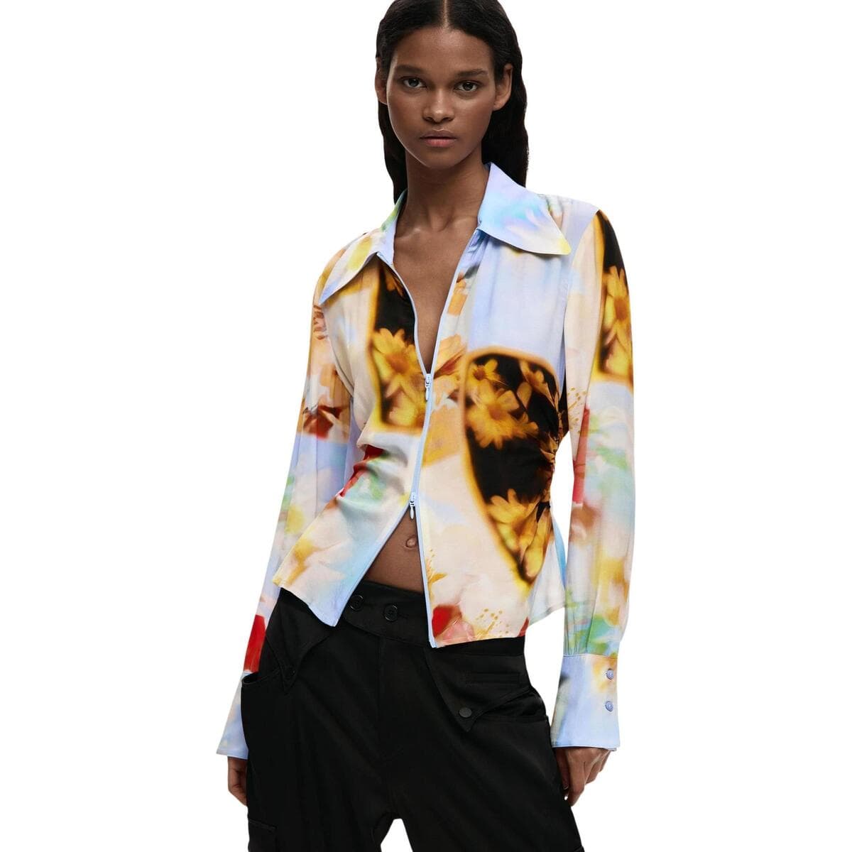 Women's Shirts Desigual Yellow