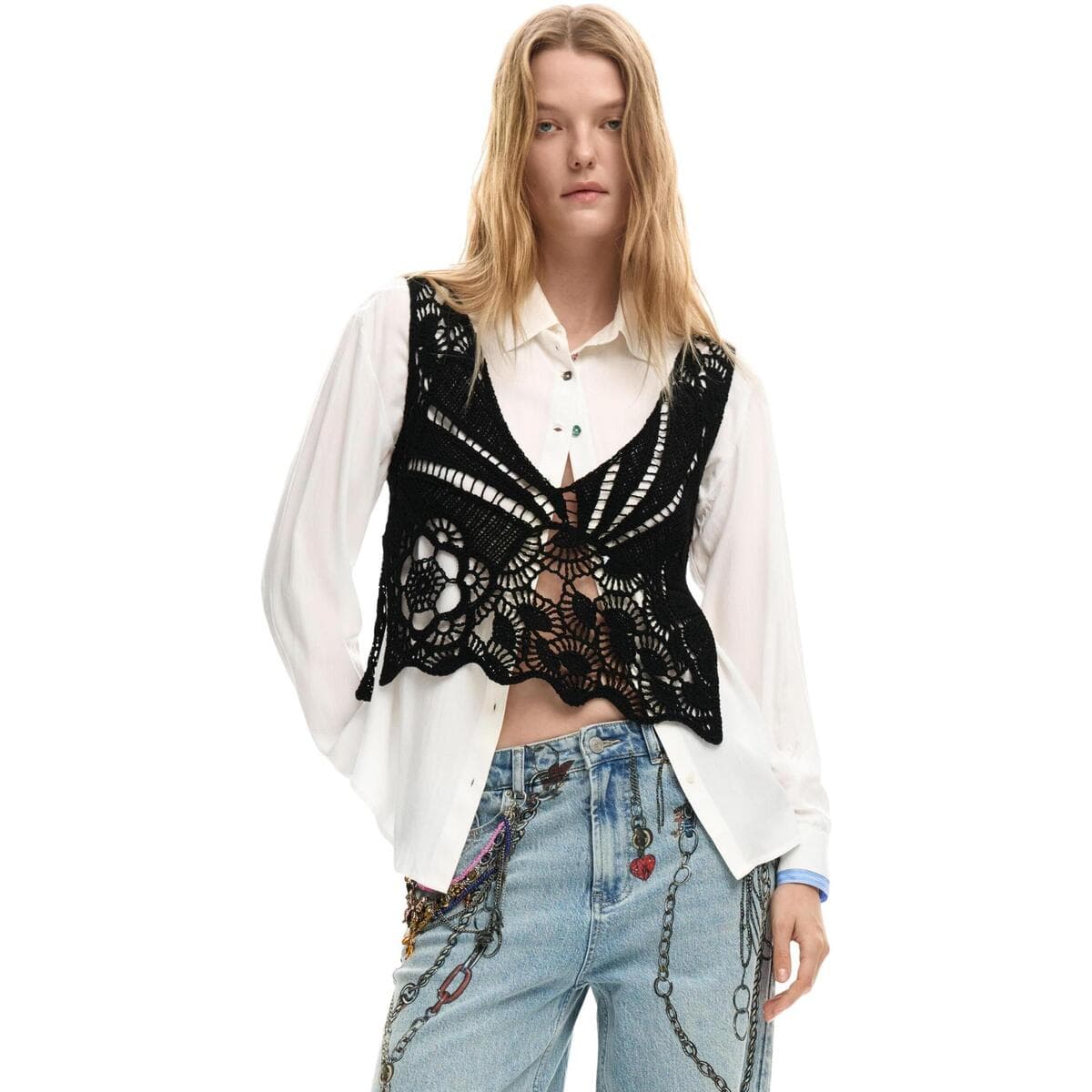 Women's Shirts Desigual White