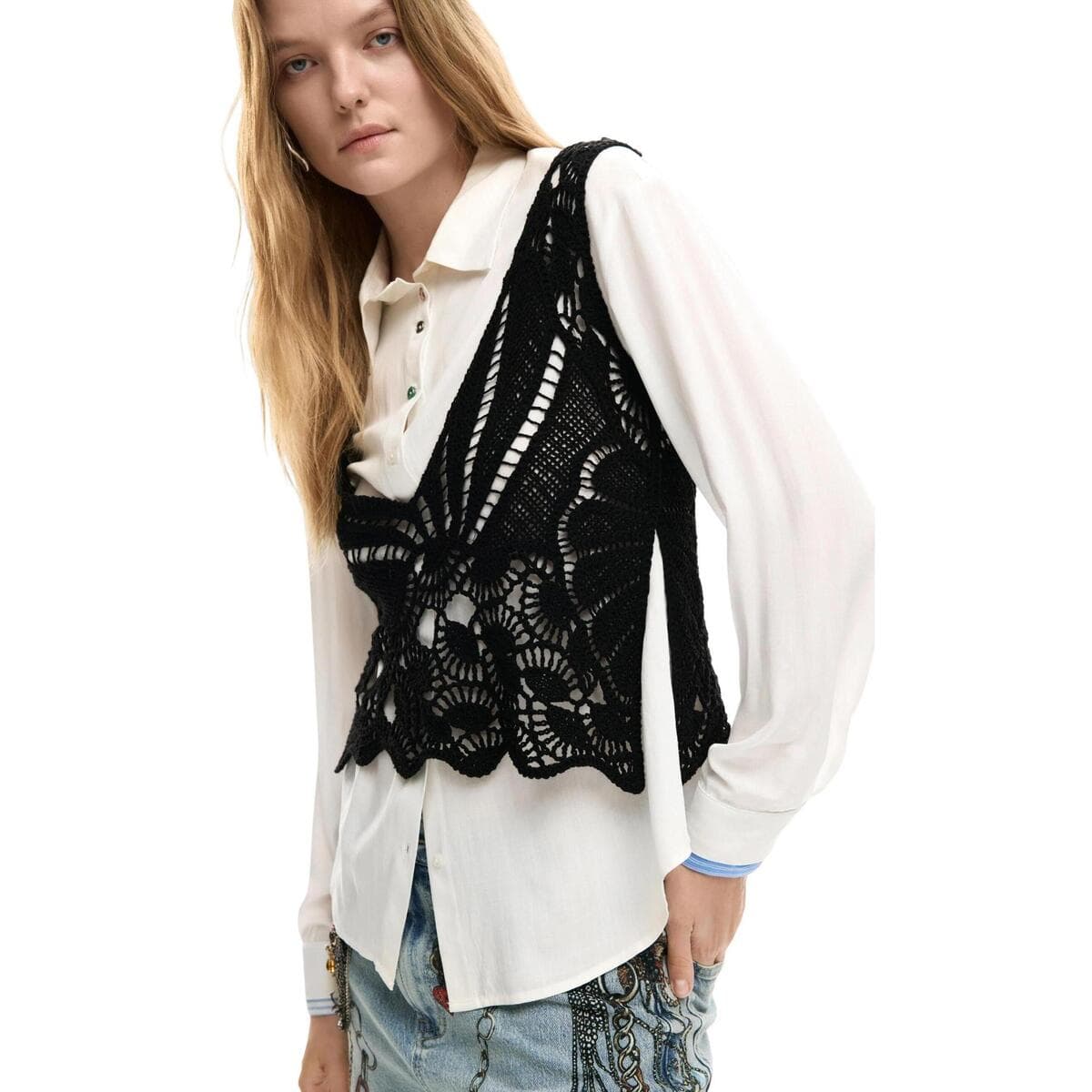 Women's Shirts Desigual White