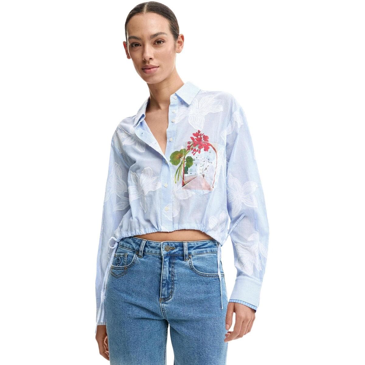 Women's Shirts Desigual Blue