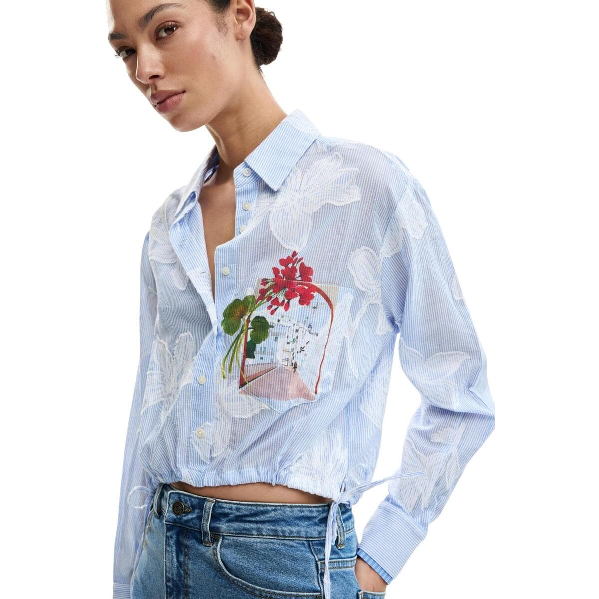 Women's Shirts Desigual Blue