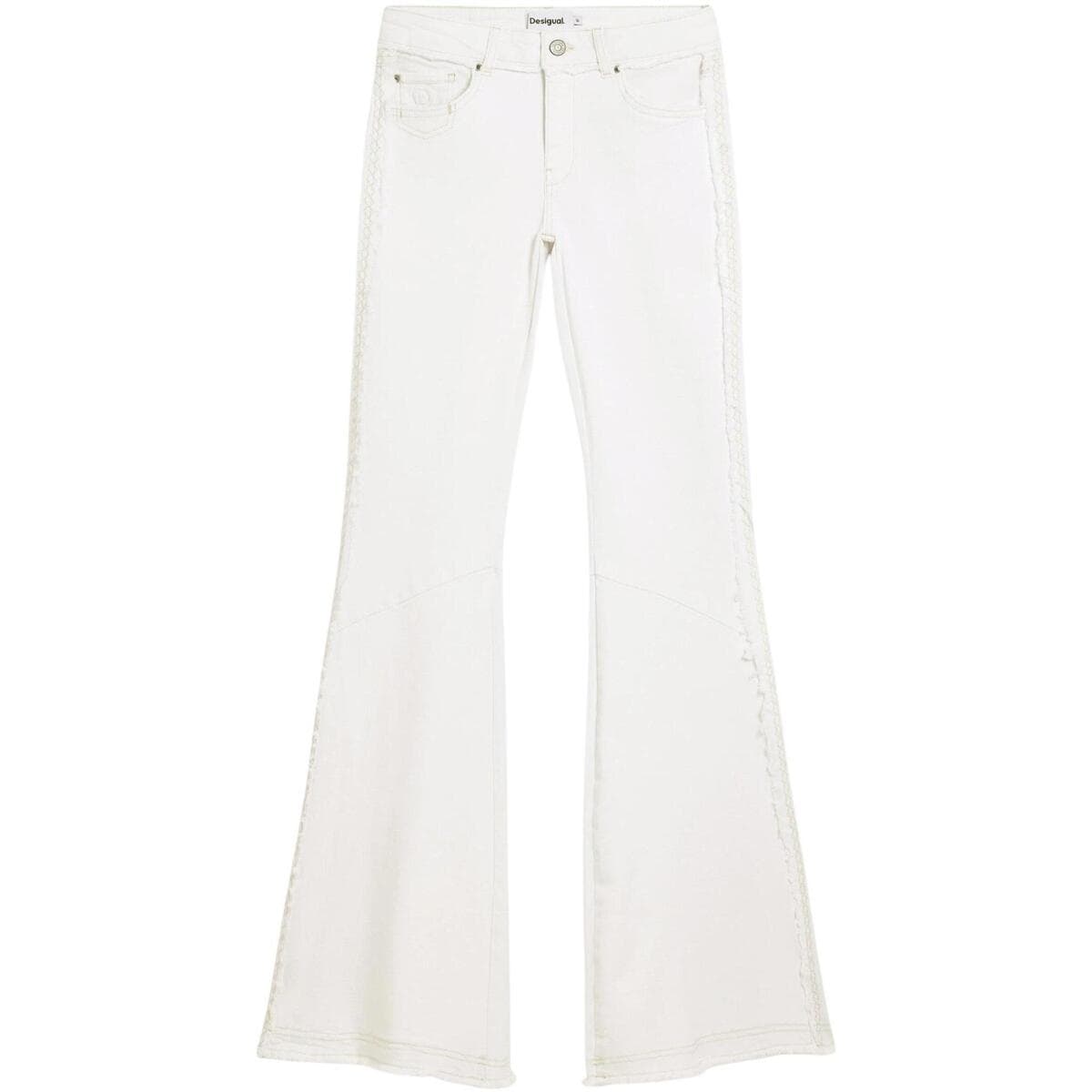 Women's Pants Desigual White