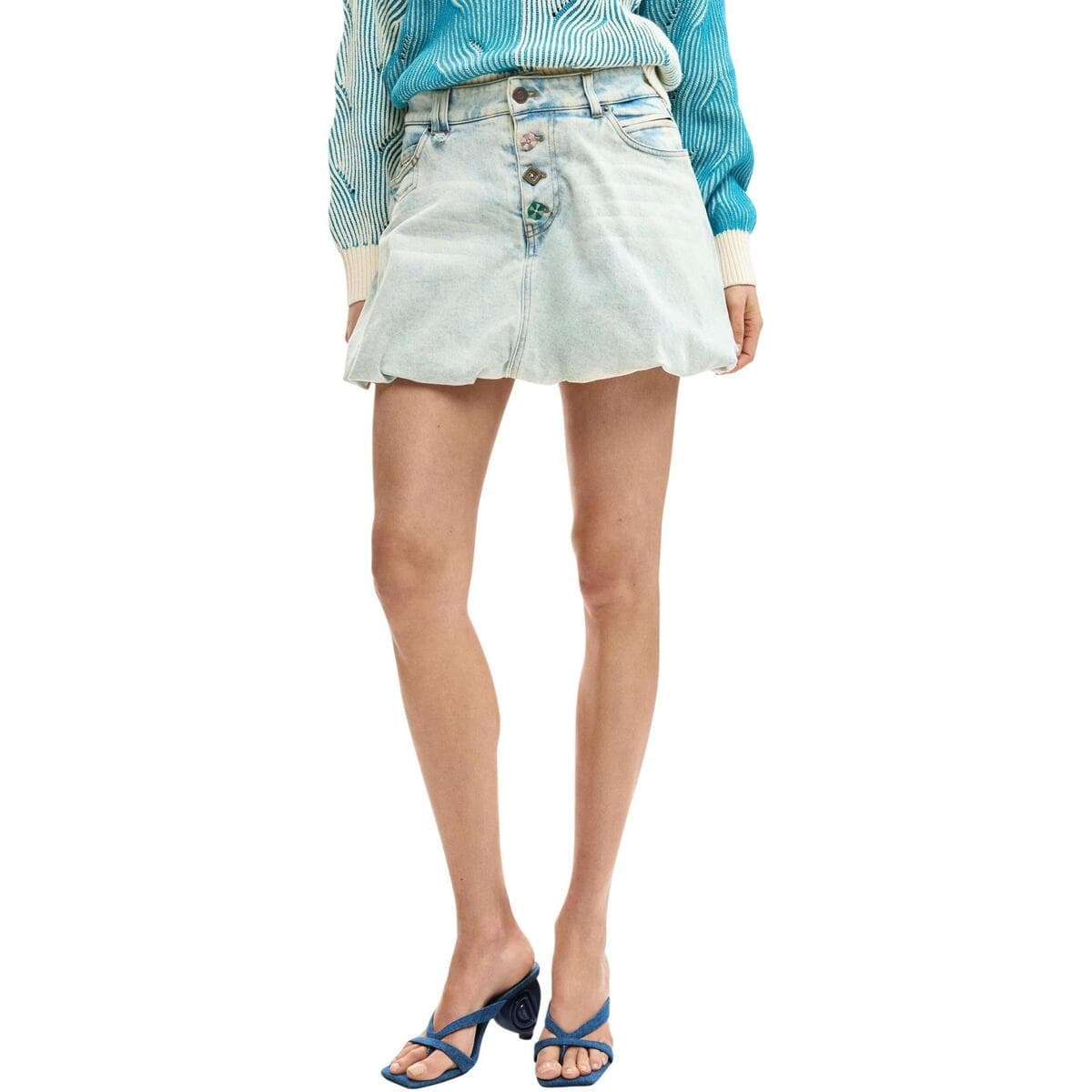 Women's Skirts Desigual Blue