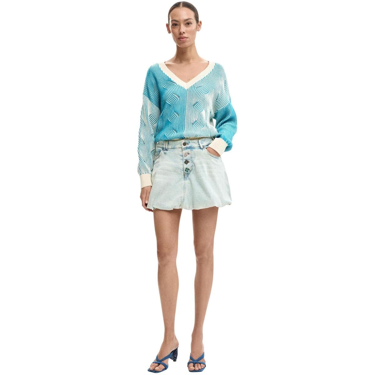 Women's Skirts Desigual Blue