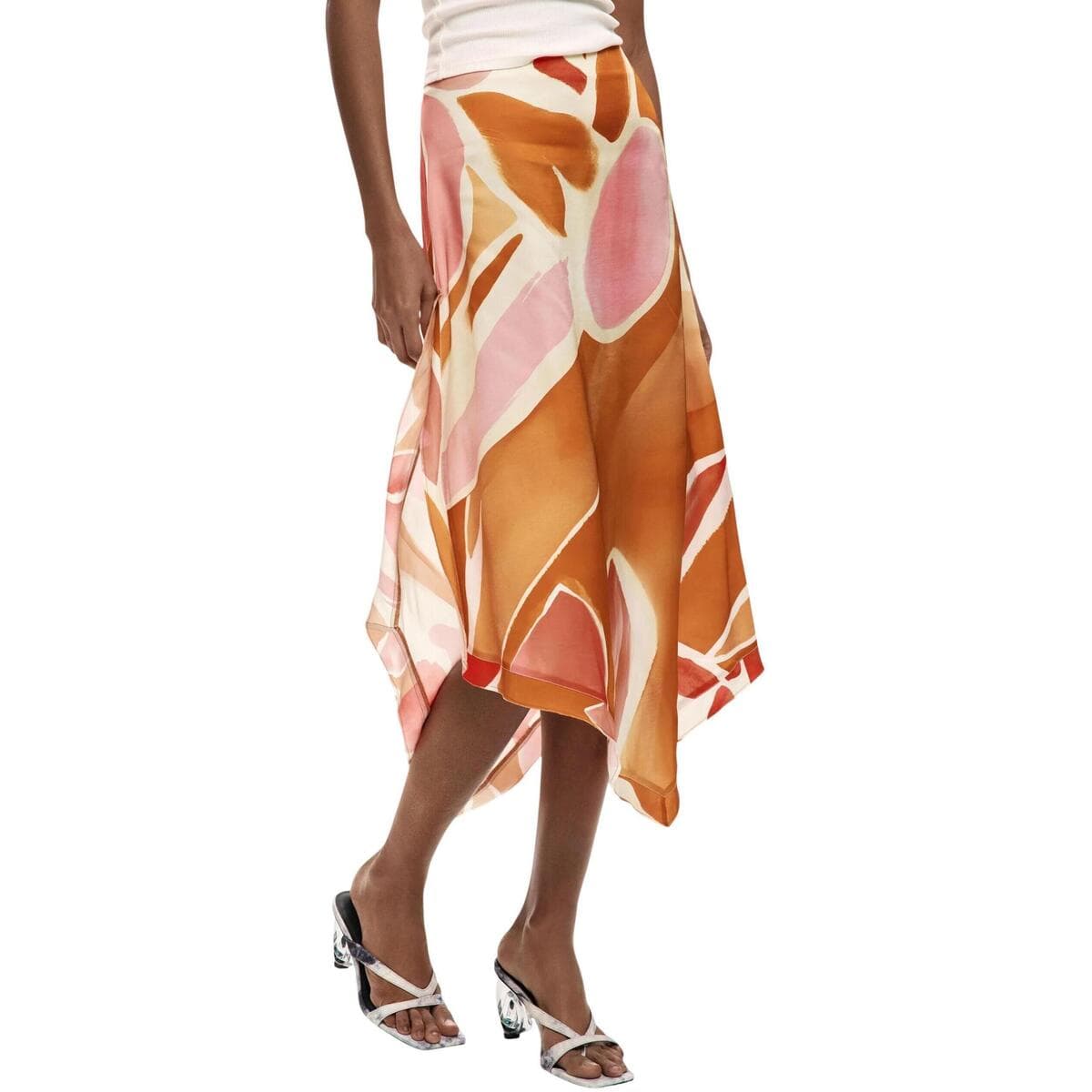 Women's Skirts Desigual Orange