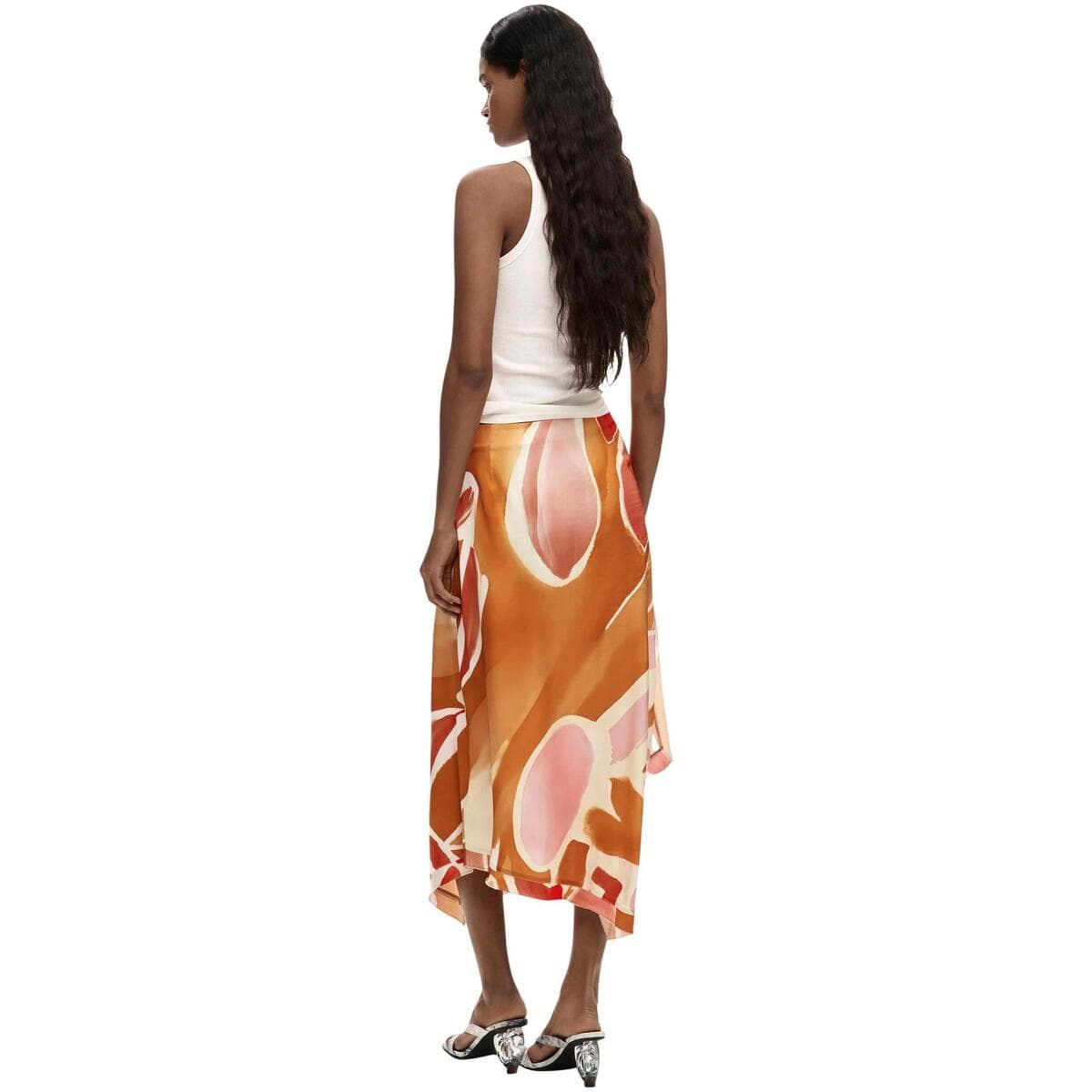 Women's Skirts Desigual Orange