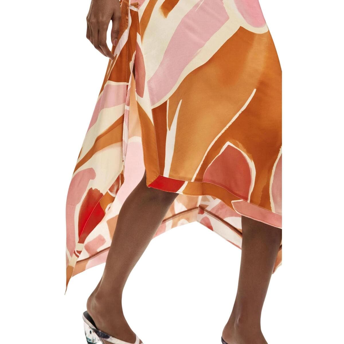 Women's Skirts Desigual Orange