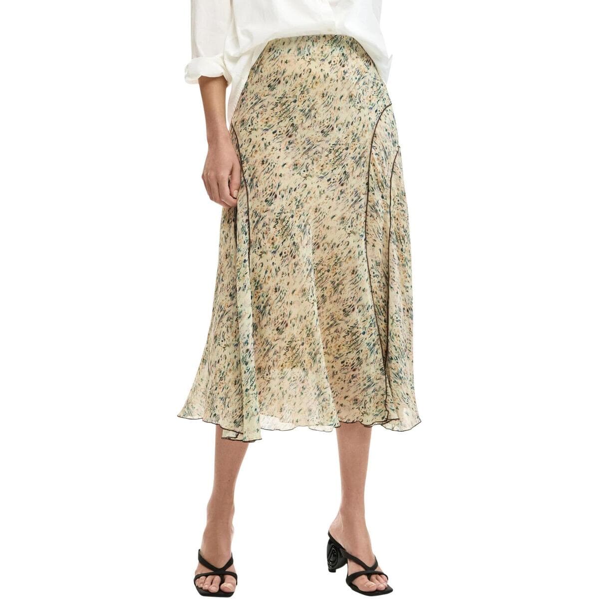 Women's Skirts Desigual Beige