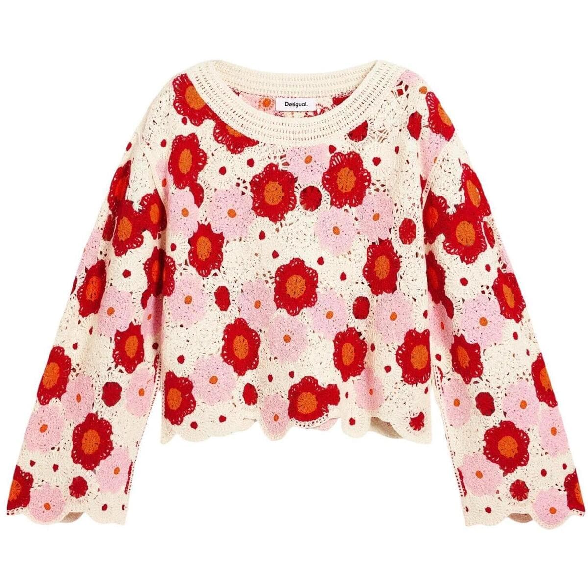 Women's Sweaters Desigual Beige